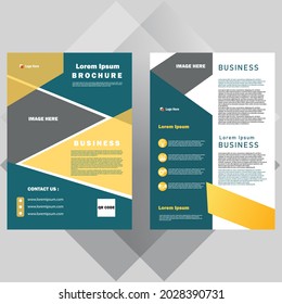 Business abstract vector template. Brochure design, cover modern layout, annual report, poster, flyer in A4 vector illustration 