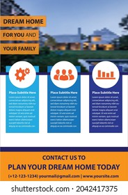 Business abstract vector template. Brochure design, cover modern layout, annual report, poster, flyer in A4, geometric shapes for tech, science, market with a light background, Home selling flyer