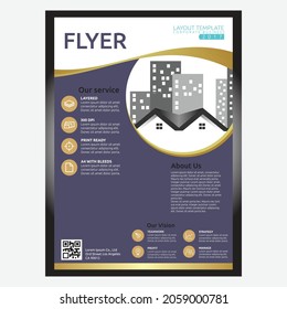 Business abstract vector template. Brochure design, cover modern layout, annual report, poster, flyer in A4 with colorful