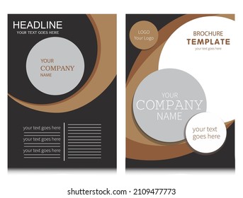Business abstract vector template. Brochure design, cover modern layout, annual report, poster, flyer in A4 with colorful triangles,