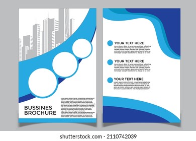 Business abstract vector template. Brochure design, cover modern layout, annual report, poster, flyer in A4 with colorful triangles, geometric shapes for tech, science, Trendy Design