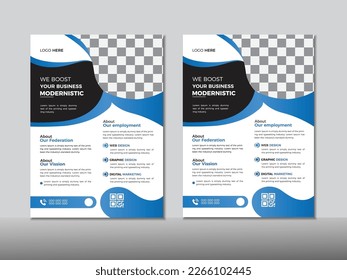 Business abstract vector template. Brochure design, cover modern layout, annual report.
