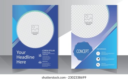 Business abstract vector template. Brochure design, cover modern layout, annual report, poster, flyer in A4 with colorful triangles, geometric shapes for tech, science, market with light background
