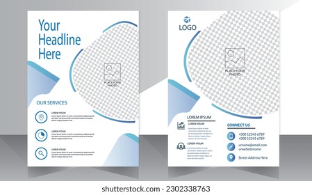 Abstrakte Vektorgrafik-Vorlage für Unternehmen. Broschüren-Design, modernes Layout, Geschäftsbericht, Poster, Flyer in A4 mit bunten Dreiecken, geometrische Formen für Technik, Wissenschaft, Markt mit hellem Hintergrund
