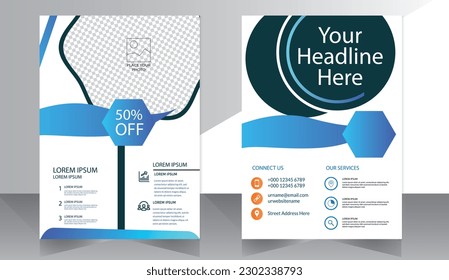 Business abstract vector template. Brochure design, cover modern layout, annual report, poster, flyer in A4 with colorful triangles, geometric shapes for tech, science, market with light background
