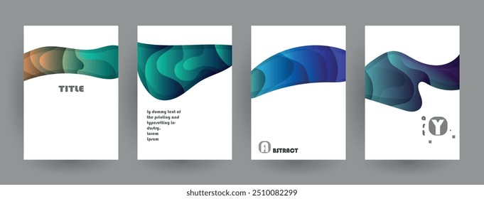 Plantilla de Vector abstracto de negocios. Diseño de folleto, diseño moderno de la cubierta, informe anual, cartel, volante en A4