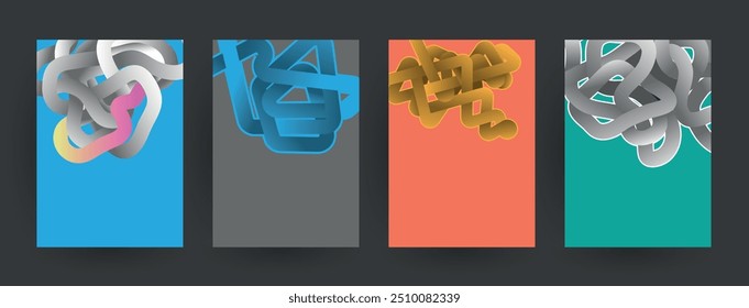 Plantilla de Vector abstracto de negocios. Diseño de folleto, diseño moderno de la cubierta, informe anual, cartel, volante en A4