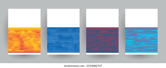 Modelo de vetor abstrato de negócios. Projeto de folheto, capa layout moderno, relatório anual, cartaz, folheto em A4