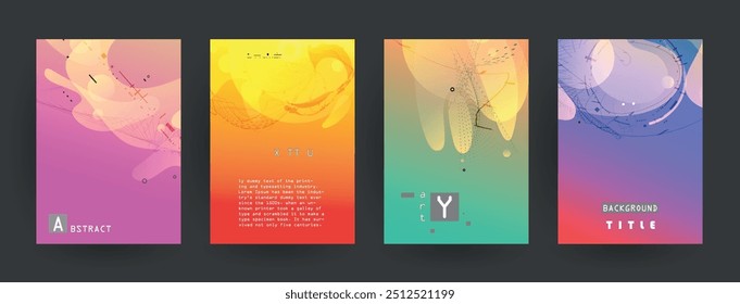 Plantilla de Vector abstracto de negocios. Diseño de folleto, diseño moderno de la cubierta, informe anual, cartel, volante en A4