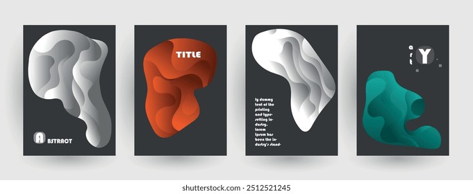 Plantilla de Vector abstracto de negocios. Diseño de folleto, diseño moderno de la cubierta, informe anual, cartel, volante en A4