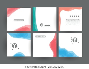 Plantilla de Vector abstracto de negocios. Diseño de folleto, diseño moderno de la cubierta, informe anual, cartel, volante en A4