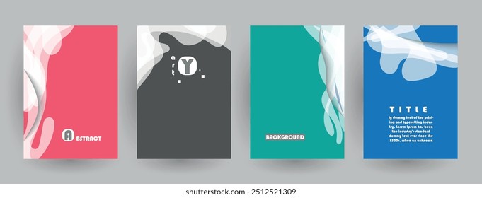 Plantilla de Vector abstracto de negocios. Diseño de folleto, diseño moderno de la cubierta, informe anual, cartel, volante en A4