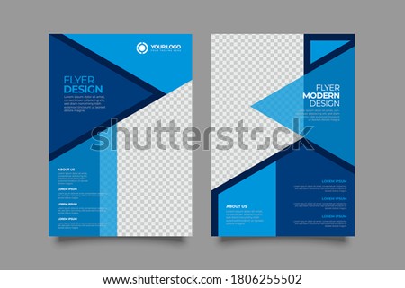 Business abstract vector template. Brochure design, cover modern layout, annual report, poster, flyer in A4