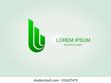 Business abstract vector template design emblem logo, Business technology universal idea