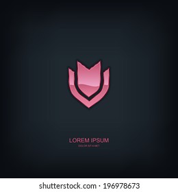 Business abstract vector template design emblem logo, Business technology universal idea, Vector illustration Eps 10
