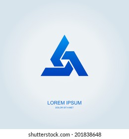 Business abstract vector template design emblem logo, Business technology universal idea, Vector illustration Eps 10