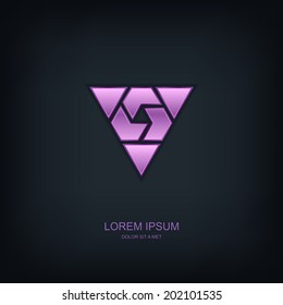 Business abstract vector template design emblem logo, Business technology universal idea, Vector illustration Eps 10