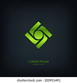 Business abstract vector template design emblem logo, Business technology universal idea, Vector illustration Eps 10