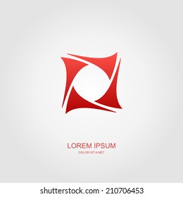 Business abstract vector template design emblem logo, Business technology universal idea, Vector illustration Eps 10