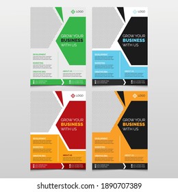 Business abstract vector template for Flyer,  Brochure, Magazine, Poster, Annual Report,  Corporate Presentation, Portfolio, infographic with Bleed size A4
