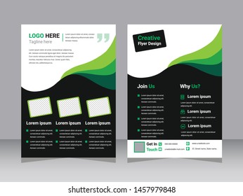 Business abstract vector template, geometric shapes for tech, Business brochure flyer design A4 template, science, market with light background, vector illustration, brochure template, flyer template 