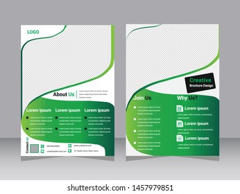 Business abstract vector template, geometric shapes for tech, Business brochure flyer design A4 template, science, market with light background, vector illustration, brochure template, flyer template 