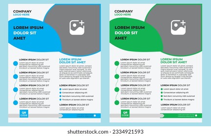 Business abstract vector template. Hospital , cover modern layout, annual report, poster, flyer in A4 with colorful triangles, geometric shapes for tech, science, market with light background