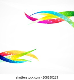 Business abstract wave corporate background.