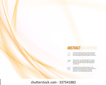 Business abstract yellow background. Vector illustration.