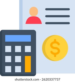 Icono de Cuenta de negocios Ilustración vectorial plana