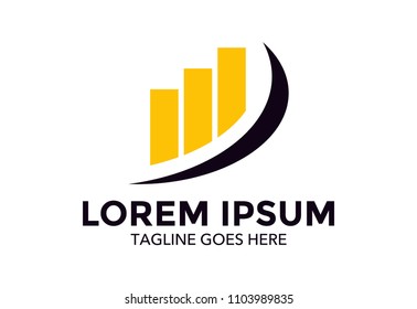 business accounting logo vector illustration design