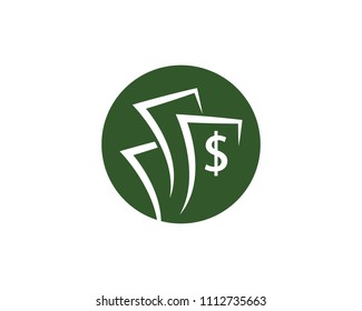 Business acounting money logo vector template