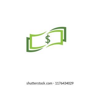 Business acounting money logo vector template