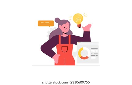 vector de ilustración de concepto de actividades empresariales
