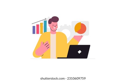 Business activities concept illustration vector