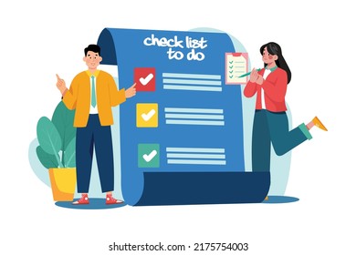 Business Activities Illustration concept. Flat illustration isolated on white background