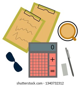 Business activities in the office