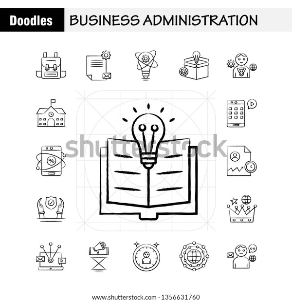 Business\
Administration Hand Drawn Icons Set For Infographics, Mobile UX/UI\
Kit And Print Design. Include: Basketball, Net, Basket, Game,\
Sports, Sound, Music, Volume, Eps 10 -\
Vector