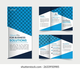 Business Advertisement Trifold Brochure Design