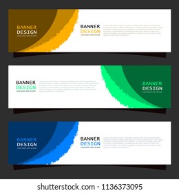 Business Advertising Banner Template for Your Idea, Project, Presentation. Web Design Element Vector Illustration