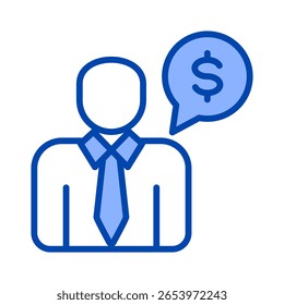 Elemento Ícone Do Business Advisor Para Design