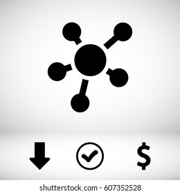 Business affiliate network icon