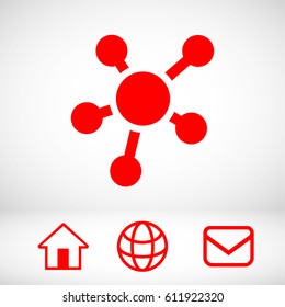 Business affiliate network icon