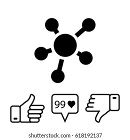 Business affiliate network icon