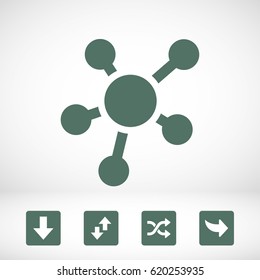Business affiliate network icon