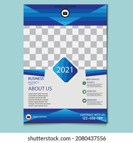 Business Agency Flyer vector template design