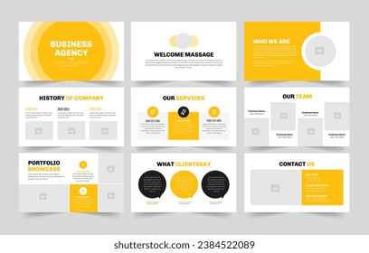 Business Agency Presentation Agency Presentation slide Template.