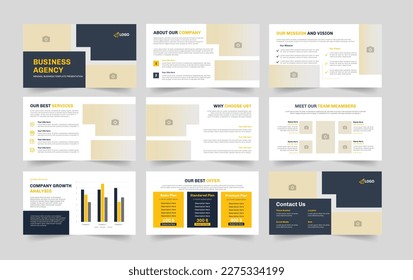 Business Agency presentation. Use for keynote presentation, Presentation slide, business proposal. 