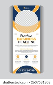 Business agency business pull up vertical display banner, luxury creative rollup, unique pull up banner template design, exhibition advertising, presentation, cover publication. 
