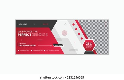 Business Agency social media cover design, Facebook cover template, web banner template, social media banner design template with trendy style, professional layout